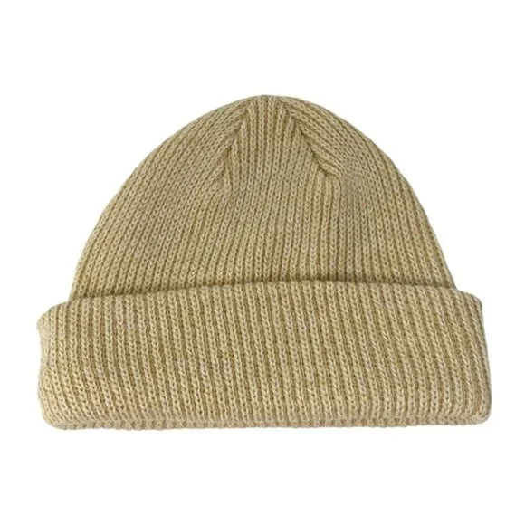 VANS Core Basics Beanie Unisex Beige Knit Hat One Size VN000K9YYUU - Picture 2 of 4
